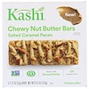 Kashi, Жевательные батончики с ореховым маслом, соленая карамель и пекан, 5 жевательных баточников, по 35 г каждый