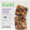 Kashi, Жевательные батончики с гранолой, шоколад, миндаль и морская соль, 6 батончиков, 1,2 унц. (35 г) каждый