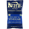 Kettle Foods, Картофельные чипсы, морская соль и уксус, 142 г (5 унций)