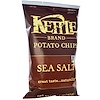 Kettle Foods, Картофельные чипсы, морская соль, 142 г (5 унций)