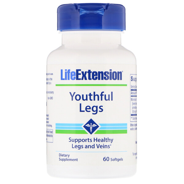 Life Extension, Добавка для здоровья ног, 60 мягких таблеток