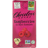Chocolove, Малина в темном шоколаде, 55% какао, 88 г (3,1 унции)