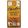 Chocolove, Миндаль с морской солью в темном шоколаде, 55% какао, 90 г (3,2 унции)