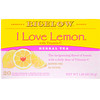 Bigelow, Herbal Tea, I Love Lemon with Vitamin C, Caffeine Free, 20 Tea Bags, 1.28 oz (36 g)