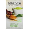 Bigelow, Benefits, Обновление, куркума, чили, матча, зеленый чай, 18 чайных пакетиков, 1,15 унц. (32 г)