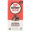 Alter Eco, Органический шоколадный батончик, Насыщенное хрустящее лакомство с горьким шоколадом и киноа, 2,82 унц. (80 г)