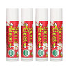 Sierra Bees, Органические бальзамы для губ с запахом граната, 4 в упаковке, 4,25 г (0,15 унции) каждый