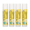 Sierra Bees, Органические бальзамы для губ, крем-брюле, 4 штуки в упаковке весом 0,15 унции (4,25 г) каждая