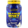 MHP, Maximum Whey, белковая смесь со вкусом ванильного мороженого, 2,02 фунта (915 г)
