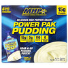 MHP, Протеиновый снек Power Pak Pudding, со вкусом ванильного крема, 6 паучей по 113,4 г (4 унции) каждый