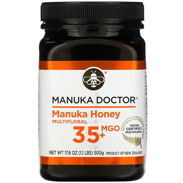 Manuka Doctor, Manuka Honey, Bio Active 10+, MGO 35+, 17.6 oz (500 g)