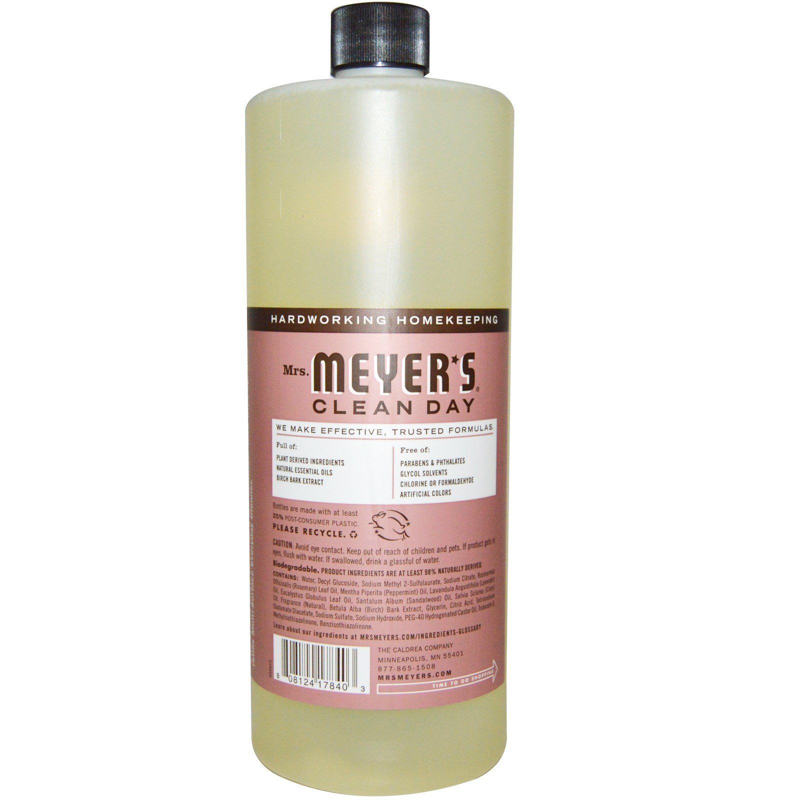 Mrs. Meyers Clean Day, MultiSurface Concentrated Cleaner, Rosemary, 32