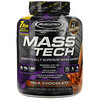 Muscletech, Mass-Tech, превосходный гейнер для набора мышечной массы, протеиновый порошок со вкусом молочного шоколада, 3,18 кг (7 фунтов)