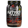 Muscletech, Nitro Tech, сывороточный изолят + рост сухой мышечной массы, вкус мокачино, 907 г (2 фунта)