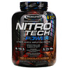 Muscletech, Nitro Tech Power, порошок сывороточного протеина для увеличения мышц, тройной шоколад, 1,81 кг (4,00 фунта)