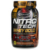 Muscletech, Nitro Tech, 100% Whey Gold (100% сыворотка), двойной шоколад, 1,02 кг (2,24 фунта)