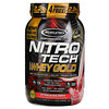 Muscletech, Nitro Tech, 100% Whey Gold, со вкусом клубники, 999 г (2,20 фунта)