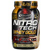 Muscletech, Nitro Tech, 100% Whey Gold (100% сыворотка), французский ванильный крем, 999 г (2,20 фунта)