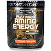 Muscletech, Platinum Amino Plus Energy, насыщенный апельсин, 295 г