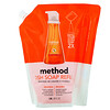 Method, Средство для мытья посуды, запасной блок, с запахом клементина, 1,06 л (36 жидких унций)