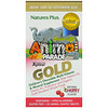 Nature's Plus, Source of Life, Animal Parade Gold, жевательная добавка для детей с мультивитаминами и минералами, натуральный ароматизатор со вкусом вишни, 120 таблеток в форме животных