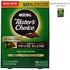 Nescafé, Тэйстерс Чойс, Растворимый Кофе, Декаф Хаус Бленд, 16 пакетиков, 0.1 унций (3 гр) каждый