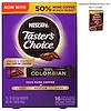 Nescafé, Taster's Choice, растворимый кофе, 100% колумбийский, 16 порционных пакетиков, по 0,1 унции (3 г) каждый