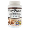 Natural Factors, Whey Factors, сывороточный белок молока коров травяного откорма, с натуральным вкусом «двойной шоколад», 907 г (2 фунта)