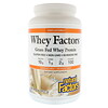 Natural Factors, Whey Factors, сывороточный белок молока коров травяного откорма, без ароматизаторов, 907 г (2 фунта)