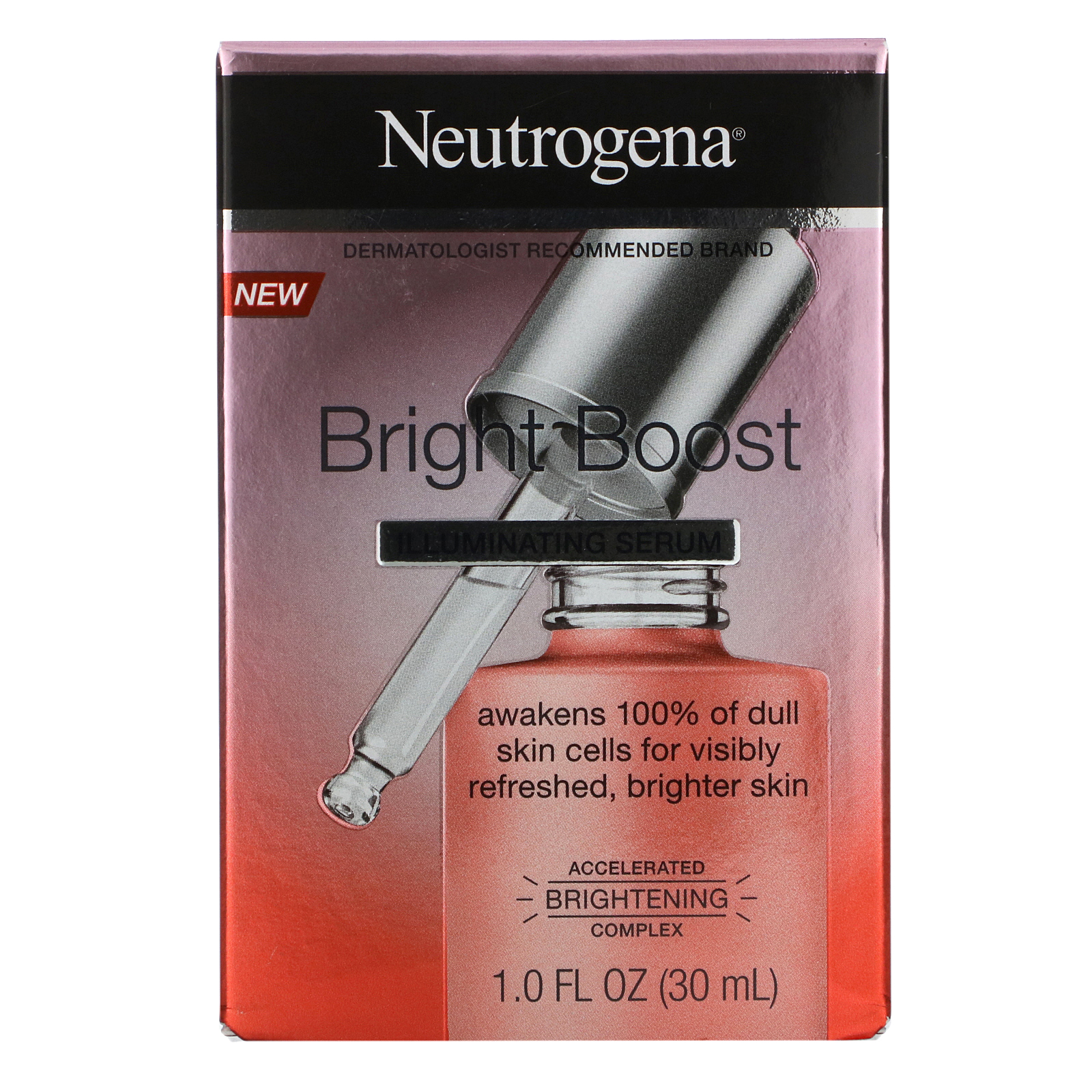 Neutrogena, Bright Boost, Illuminating Serum, 1.0 fl oz (30 ml) iHerb