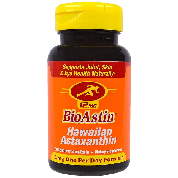 Nutrex Hawaii, BioAstin, 12 мг, 50 капсул