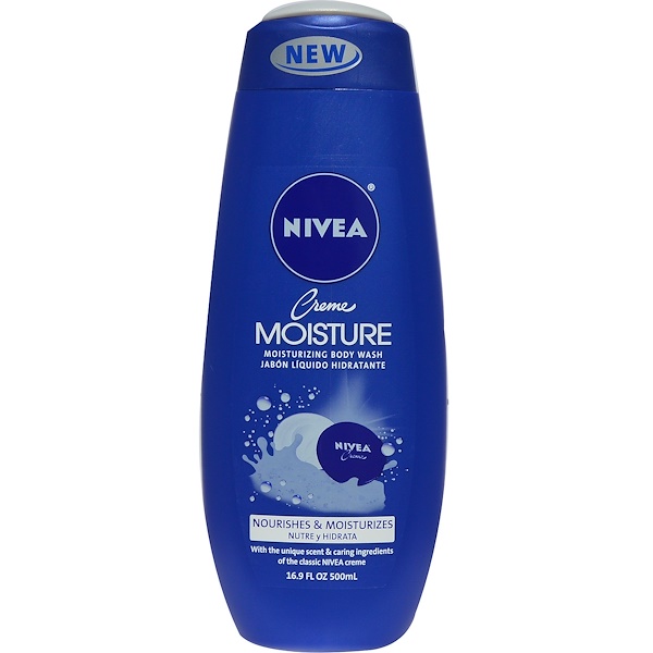 Nivea, Moisturizing Body Wash, Crème Moisture ,16.9 oz iHerb