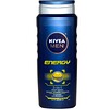 Nivea, Мужской гель для душа 3-в-1, энергия, 500 мл (16,9 жидких унций)