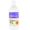 NuNaturals, NuStevia, сироп из тыквы со специями, 470 мл