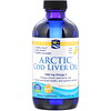 Nordic Naturals, Масло печени арктической трески, со вкусом лимона, 8 жидких унций (237 мл)