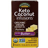 Now Foods, Ellyndale Naturals, Keto Coconut Infusions, безлактозный ароматизатор масла, 3 пакетика, 15 мл (0,5 жидк. унции) каждый