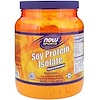 Now Foods, Sports, изолят соевого белка, натуральный без вкуса, 544 г (1,2 фунта)