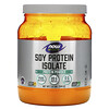 Now Foods, Sports, изолят соевого белка, натуральный без вкуса, 544 г (1,2 фунта)