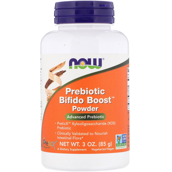 Now Foods, Prebiotic Bifido Boost, порошок с пребиотиком, 85 г (3 унции)