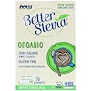 Now Foods, Органическая продукция, BetterStevia, Некалорийный подсластитель, 75 пакетиков, 2,65 унции (75 г)