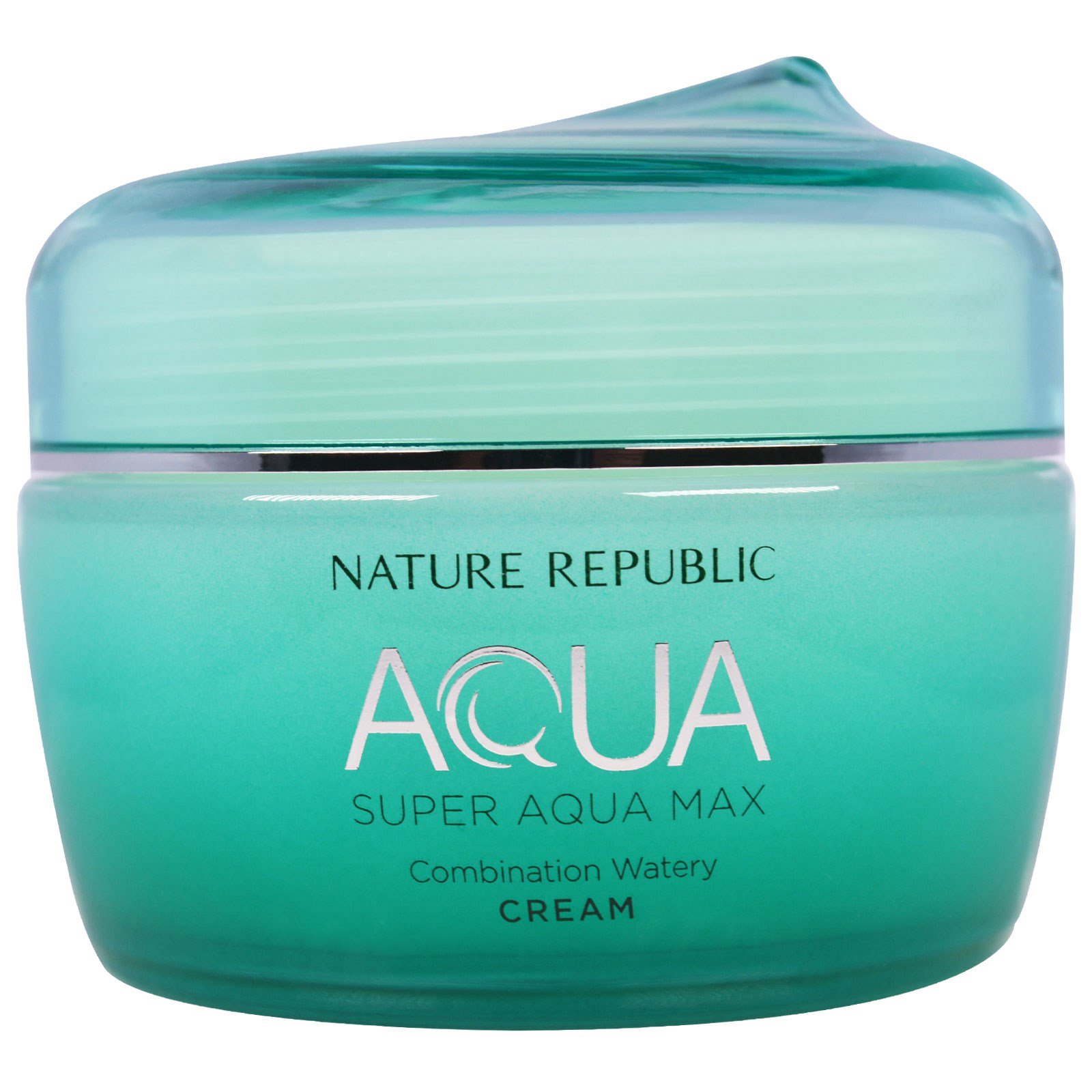 Nature Republic, Аква, крем «Супер Аква Макс», свежий бесцветный крем ...