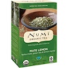 Numi Tea, Organic Tea, Green Tea, Mate Lemon, 18 Tea Bags, 1.46 oz (41.4 g)