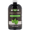 Nature's Way, Chlorofresh, жидкий хлорофилл, с ароматом мяты, 473,2 мл
