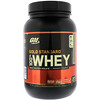 Optimum Nutrition, Gold Standard, 100% сыворотка, со вкусом фундука в шоколаде, 907 г (2 фунта)