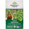 Organic India, Чай с туласи, оригинальный, без кофеина, 18 пакетиков, 32,4 г (1,14 унции)
