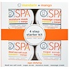Petal Fresh, Spa, начальный набор из 4 шагов, антивозрастной, мандарин + манго, по 85 мл