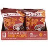 Quest Nutrition, Белковые чипсы Original Style, барбекю, 8 упаковок, 1,1 унц. (32 г) каждая