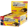 FITCRUNCH, Whey Protein Baked Bar, Peanut Butter, 12 Bars, 3.10 oz (88 g) Each