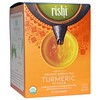 Rishi Tea, Органический травяной чай, куркума и имбирь, без кофеина, 15 чайных пакетиков, 49,5 г (1,75 унции)