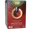 Rishi Tea, Organic Black Tea, English Breakfast, 15 Tea Bags 1.69 oz (48 g)